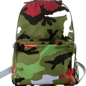 VALENTINO Garavani Multi-color Camo Backpack